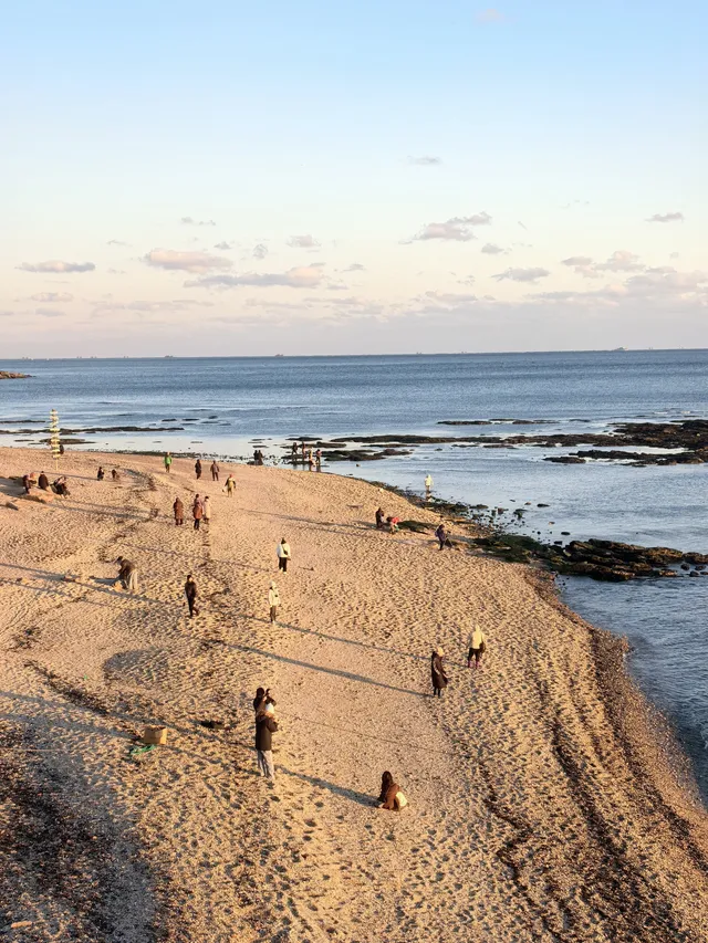 大連傅家莊的落日熔金 大連傅家莊的落日熔金