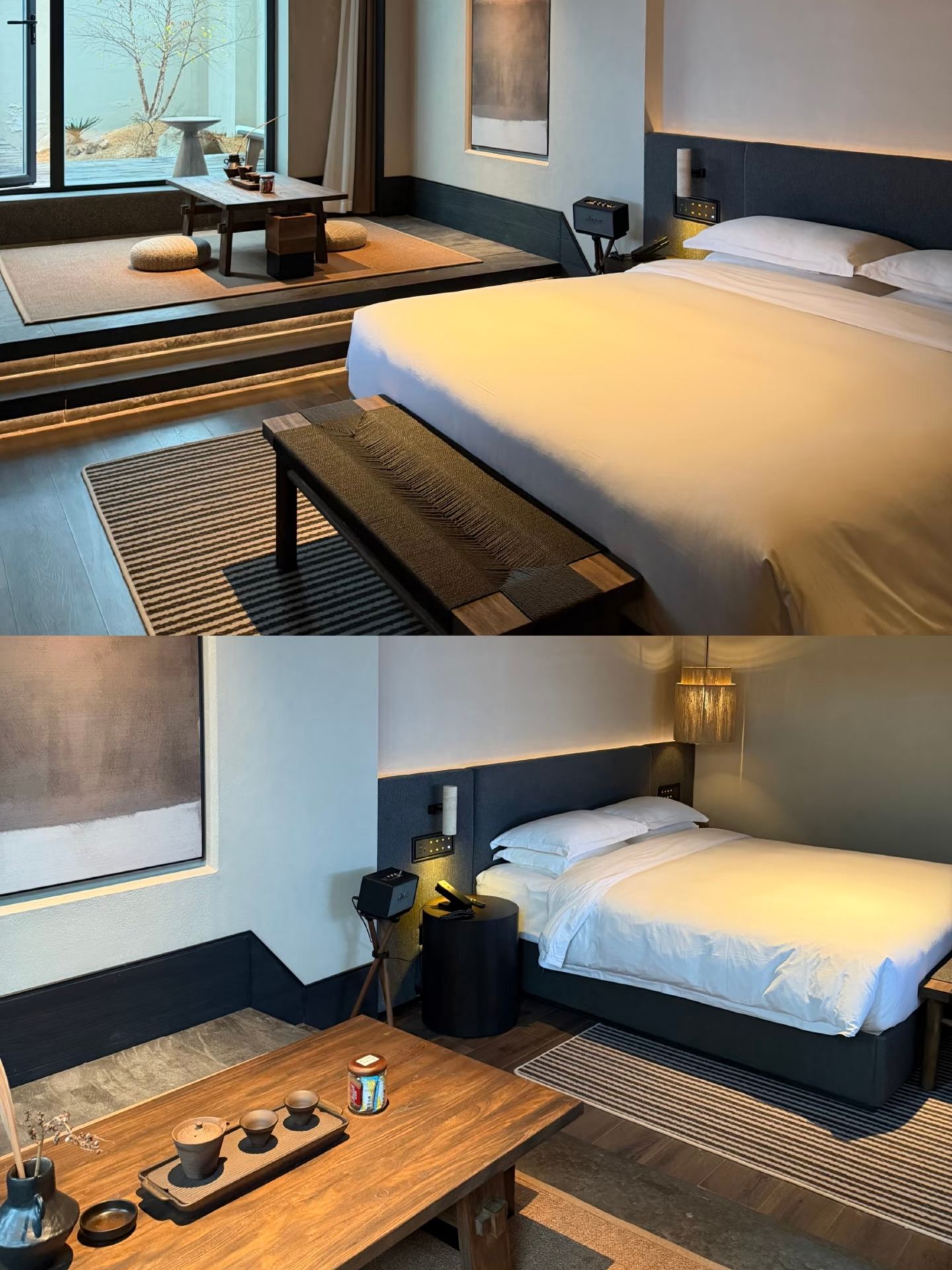 Absolutely have to recommend this hotel to friends visiting Xi'an!! This is the ultimate staycation experience that only true locals from Shaanxi understand✨  
This newly opened hotel this year is a total winner, with brand new, high-quality furnishings throughout the entire property. Every detail shows great care, and the moment you step inside, you feel completely healed~  
The location is perfect, rooted right next to the Bell Tower on the prime North Street spot. The core attractions like Muslim Quarter, Bell and Drum Towers, and Yongning Gate are all within walking distance. You can step out and immediately start exploring, eating, and checking in, yet cleverly avoid the noisy city bustle. It’s the perfect blend of lively and tranquil, with the window opening to the relaxed vibe of old Xi'an—nothing beats this peaceful feeling of time standing still~  
The overall style is an instantly captivating, elegant wabi-sabi aesthetic, with natural wood textures paired with warm, soft furnishings. The interplay of light and shadow hides thoughtful design in every corner, making every snapshot a mood-filled masterpiece that hits my aesthetic sweet spot!  
There’s a wide variety of room types to choose from, whether you’re traveling solo, with friends, or on a family vacation. We stayed in a courtyard private room, which offers full privacy with its own entrance and yard. Enjoying tea and the breeze in the courtyard, having a quiet personal space, the happiness is off the charts~  
The public facilities are also a delightful surprise, featuring an outdoor terrace with a heated pool, a fully equipped gym, a mood-setting bar, and a rooftop observation deck! After a day exploring every street and alley of Xi'an, come back to soak in a hot bath to wash away all fatigue 🥂, then have a drink on the top floor while gazing at the dazzling night view of the Bell Tower. The evening breeze on your face, watching the thousands of lights in the ancient city, feeling the unique prosperity and gentleness of Xi'an—what a perfect way to end a comfortable day~  
Staying here in Xi'an truly unlocks a whole new way to travel, the experience is simply legendary!  
🏨 MEILIE Ling · Bell Tower Hotel  
Traveling to Xi'an? Book with confidence, one stay and you’ll never forget it!