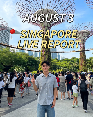 8.3 live update from Singapore, it’s really overwhelming