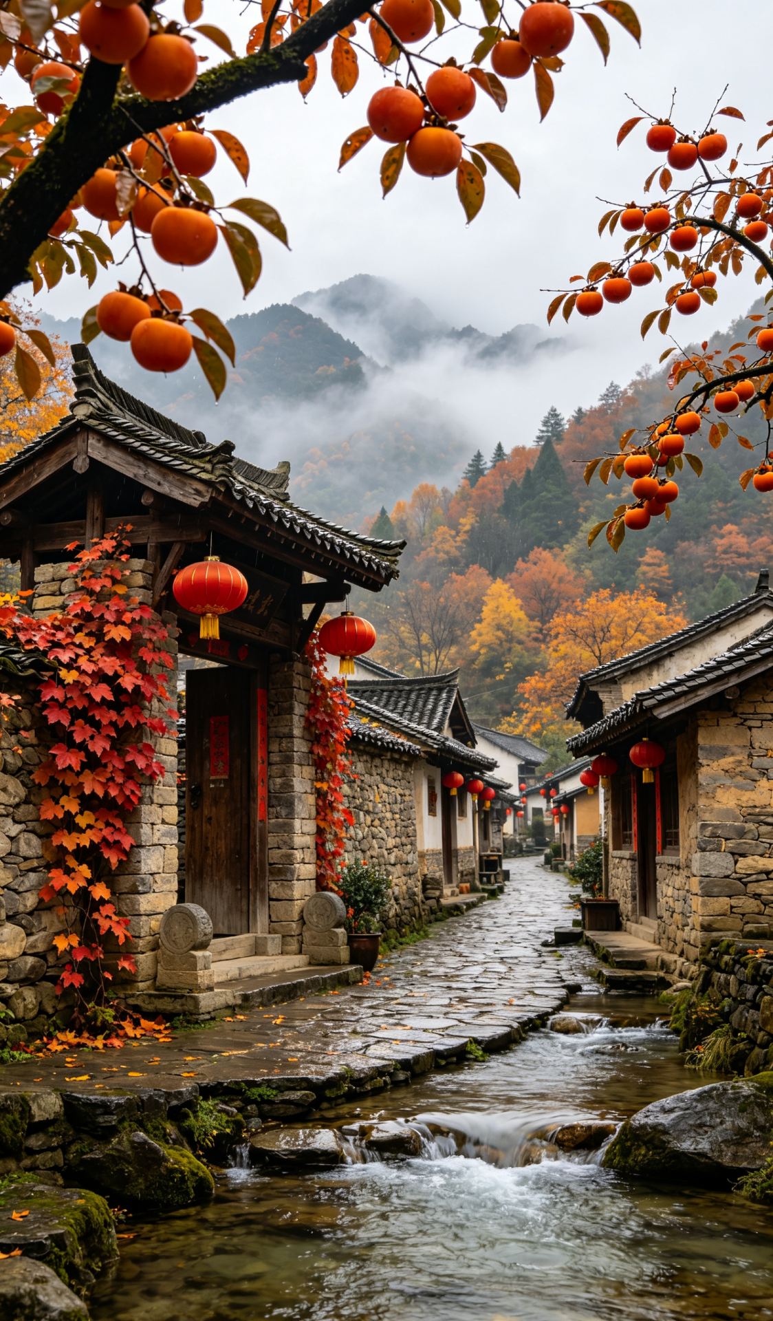 Must-visit for autumn harvest photography at Zhongnan Mountain Village