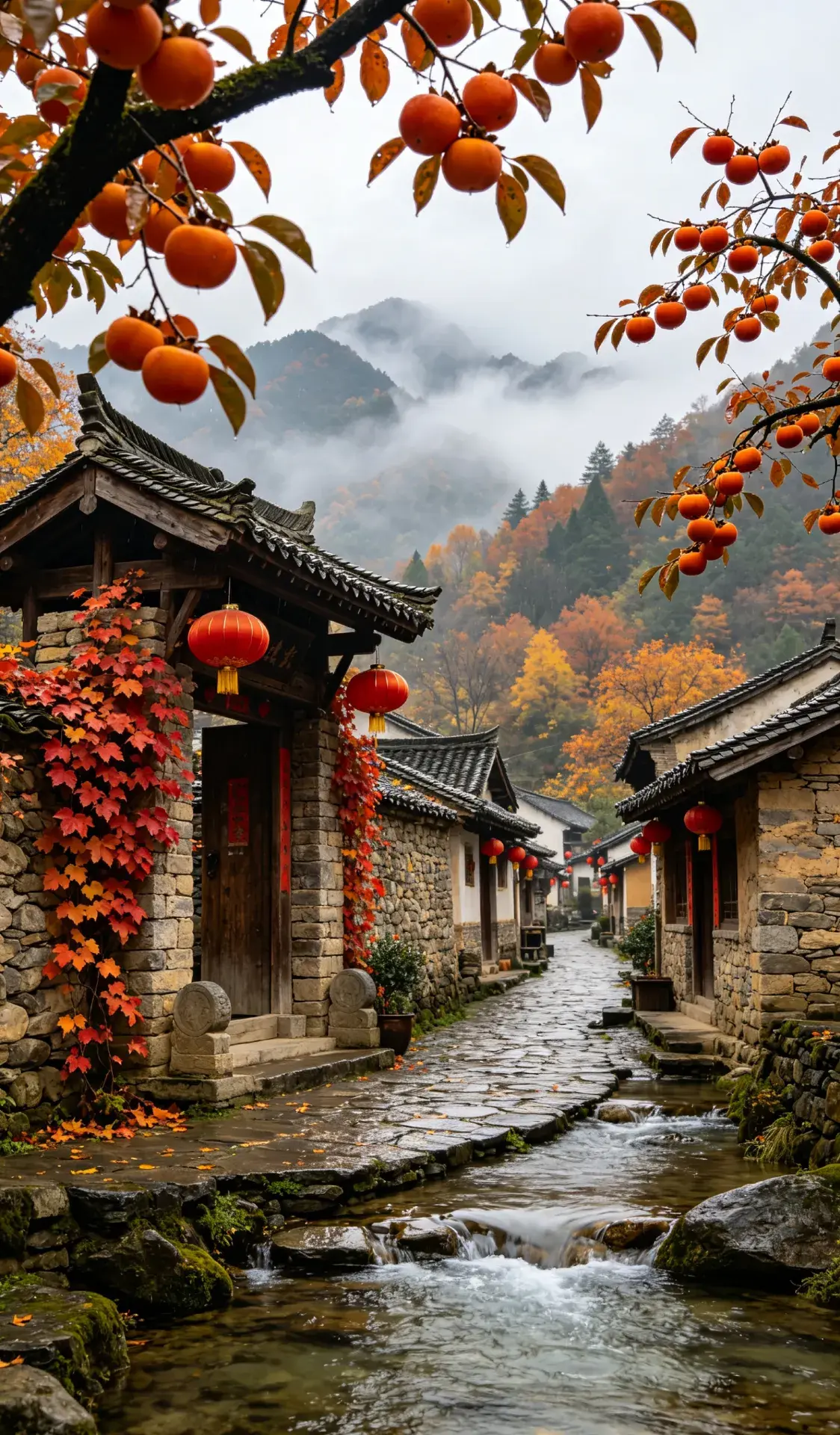 Must-visit for autumn harvest photography at Zhongnan Mountain Village
