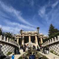 【スペイン】グエル公園！高台にある芸術公園。