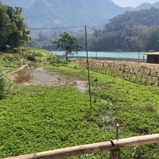ノーンキャウ最高の水上レストラン　Ou River House