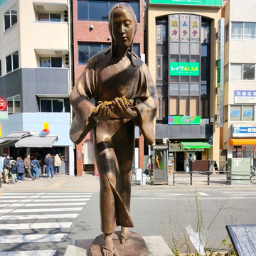 🇯🇵日本 東京 日暮里【ナポレオン像!?】太田道灌の迫力あるブロンズ像