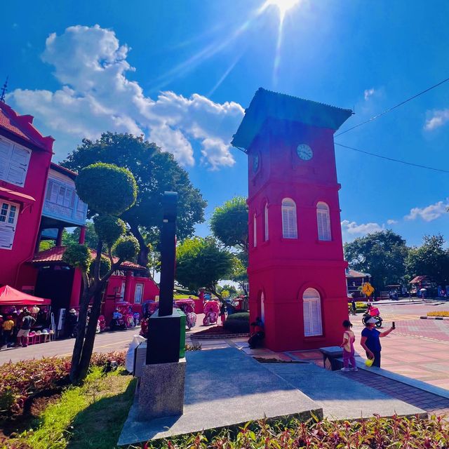 The iconic Red Clock Tower