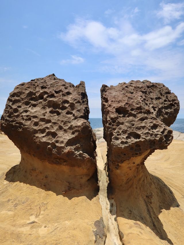 기암괴석이 가득한 대만의 지질공원 ‘예류지질공원‘