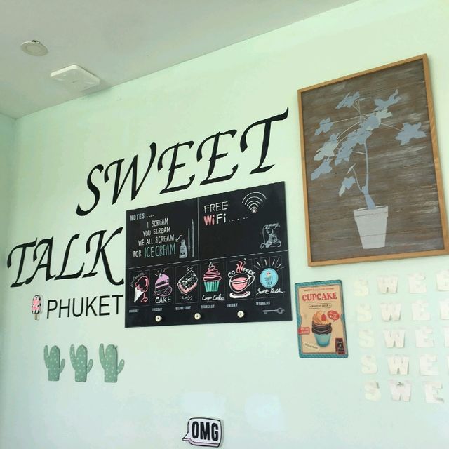 ร้านไอศครีม Sweet talk จ.ภูเก็ต