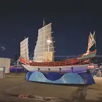 大稻埕貨櫃碼頭市集🛢享受晚霞與越夜越美麗的台北