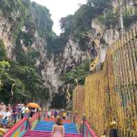 The rainbow staircase - Batu Caves