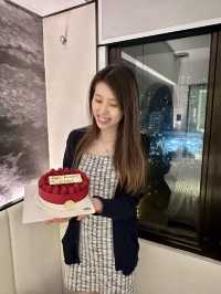 在香港柏寧鉑爾曼酒店23樓連行政樓層禮遇慶祝生日🎂