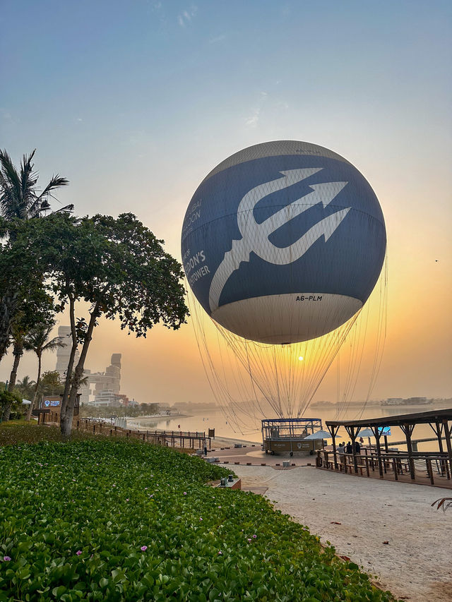 Soaring Above the Palm - Dubai Balloon