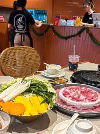 กินหมูกะทะรับคริสต์มาส ที่ เฮ หมูกะทะ