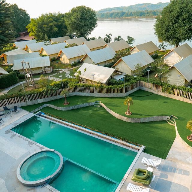 🏕️The Camp Chiangkhan ที่พักเชียงคานริมแม่น้ำโขง