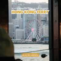 นั่งเรือ Ferry ข้ามเกาะฮ่องกง 🤩