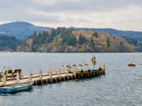 Scenic views of Lake Ashi 