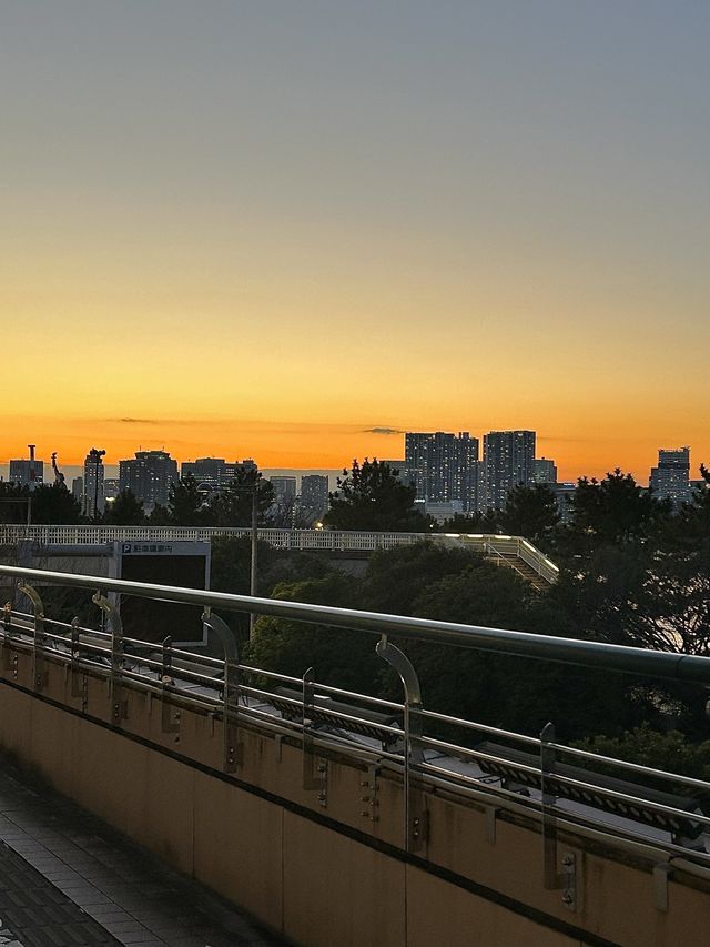 오다이바해변 일몰추천☀️❤️