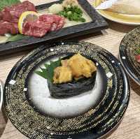 熊本站迴轉壽司晚餐😎