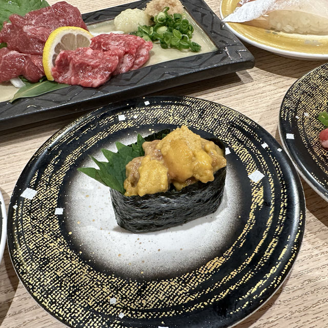 熊本站迴轉壽司晚餐😎