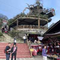 Stairway down to cat cat village