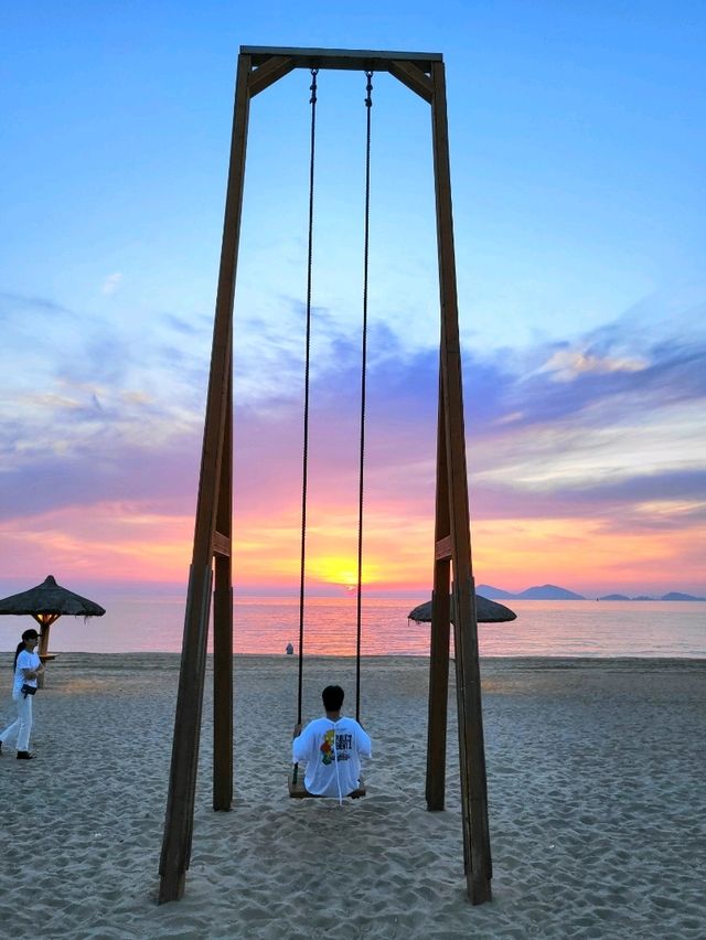 동굴포토존이 있는 변산해수욕장 노을쉼터