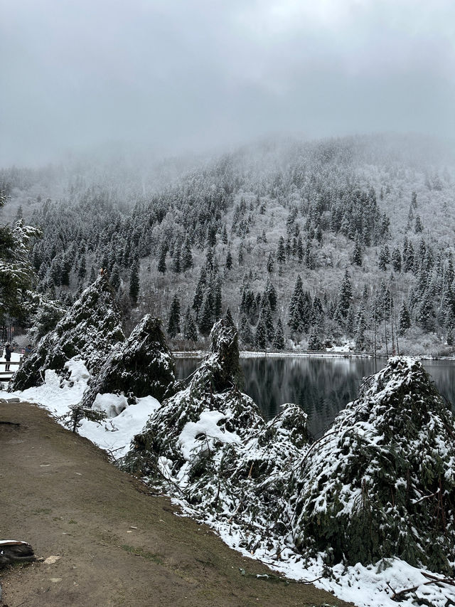 Dagu lake ทะเลสาปที่สวยราวกับหลุดไปในเทพนิยาย ❄️