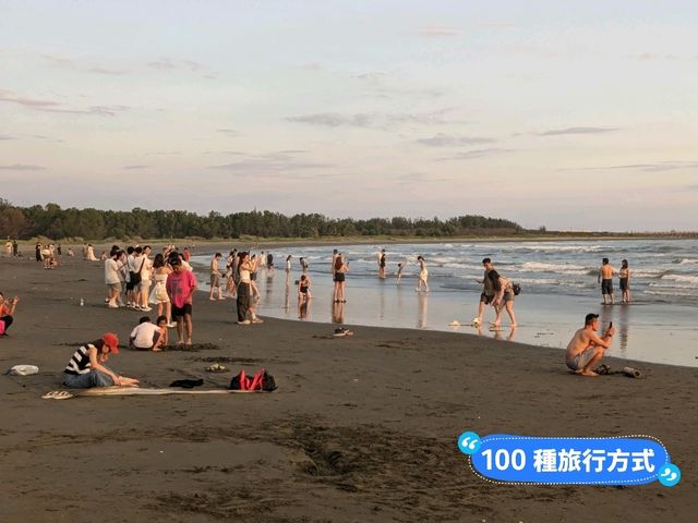 台南-以夕照聞名的月牙海灣：漁光島