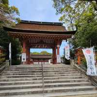日本神社漫走，莊嚴肅穆的津島神社。