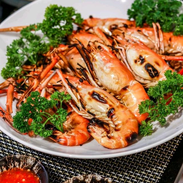 บุฟเฟ่ต์ข้าวต้มมื้อค่ำ & กุ้งแม่น้ำ JAL City