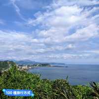 基隆-騎乘飛天掃帚，親子最愛的濱海景點：潮境公園