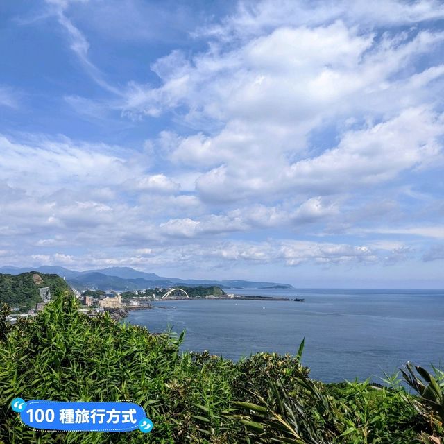 基隆-騎乘飛天掃帚，親子最愛的濱海景點：潮境公園