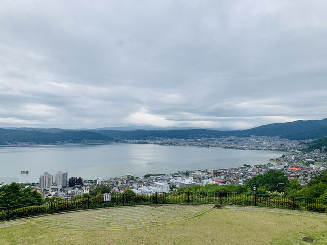 諏訪湖　聖地巡礼