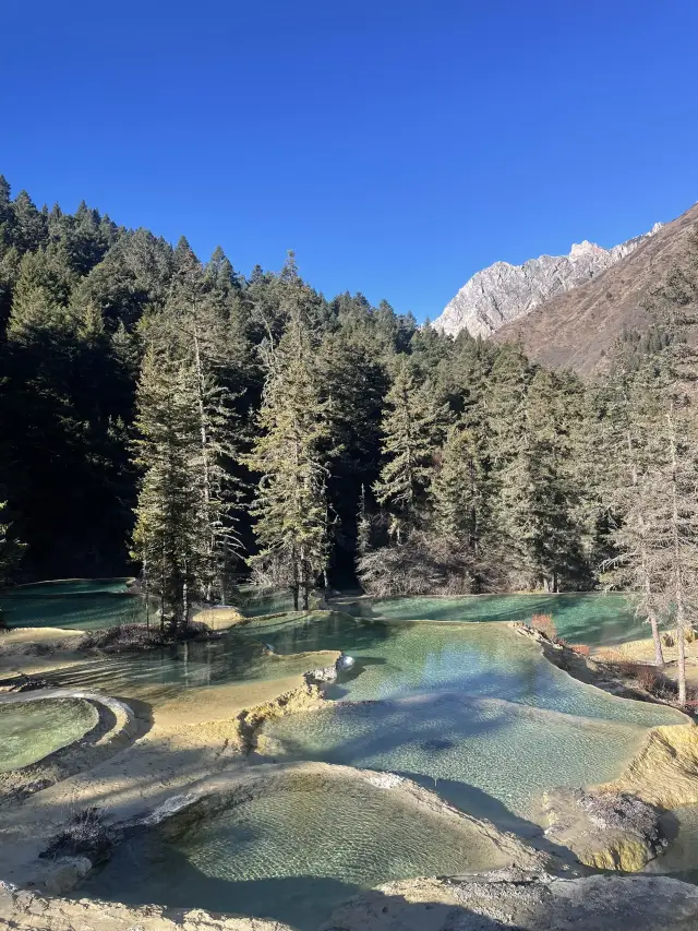 Western Sichuan's Huanglong with Natural Pools