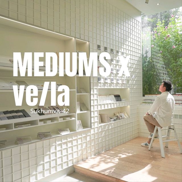 Mediums x Vela คาเฟ่เครื่องเขียนสุดมินิมอล ✏️🎨