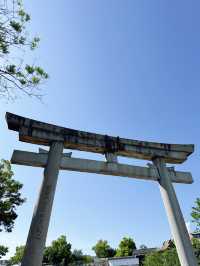 ✈️日本大阪豐國神社絕美純白蕾絲繡花御守🤎