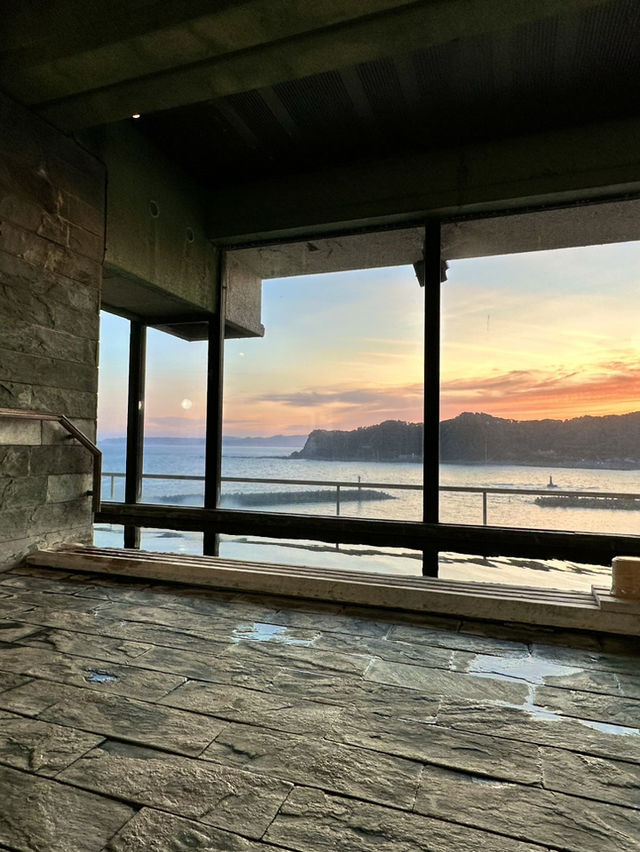 【千葉】夕陽の見える宿100選に選出された絶景😍温泉