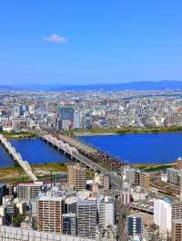 大阪景點｜大阪市區最佳觀賞夕陽地點—梅田藍天大廈空中庭園展望台
