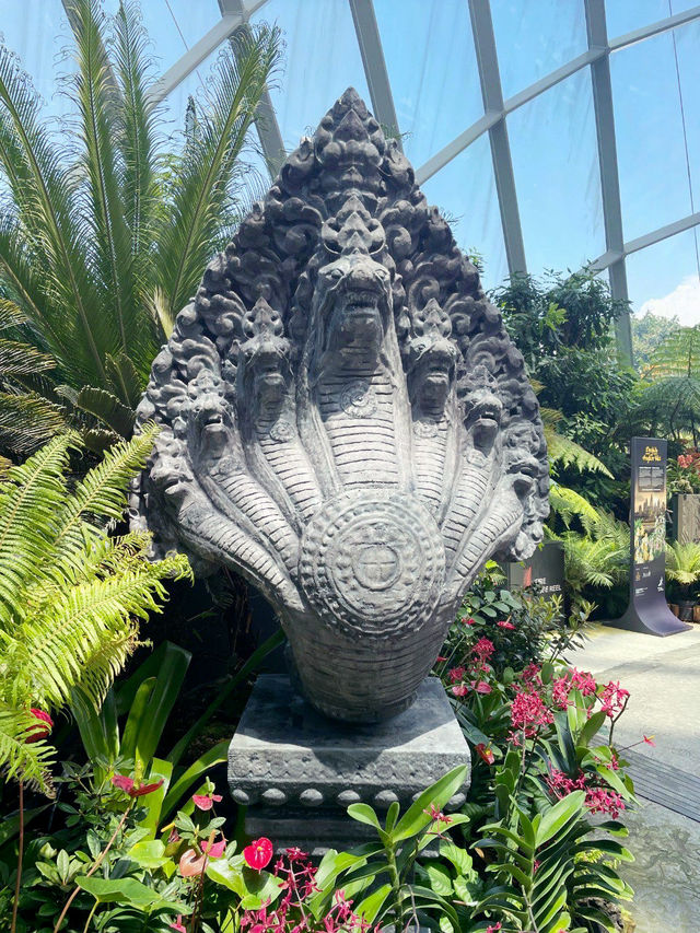 You won’t believe there are such lovely flower trails in Singapore