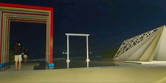 高雄旗津島燈塔/夜海景/星空隧道/中山大學