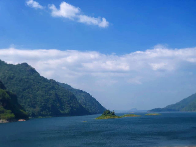 ⭐️⭐️One day trip ที่เขื่อนวชิราลงกรณ🏕️🌈🎣