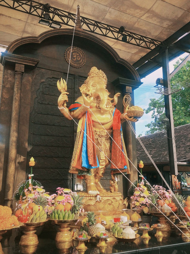 【チェンマイ観光】静かに祈りを捧げる「チェンマイのガネーシャ像」🙏