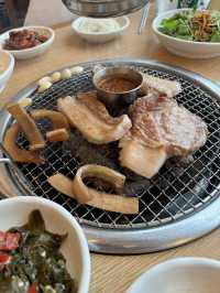 【済州旅行】 タクシー運転手さんイチオシの黒豚焼肉店