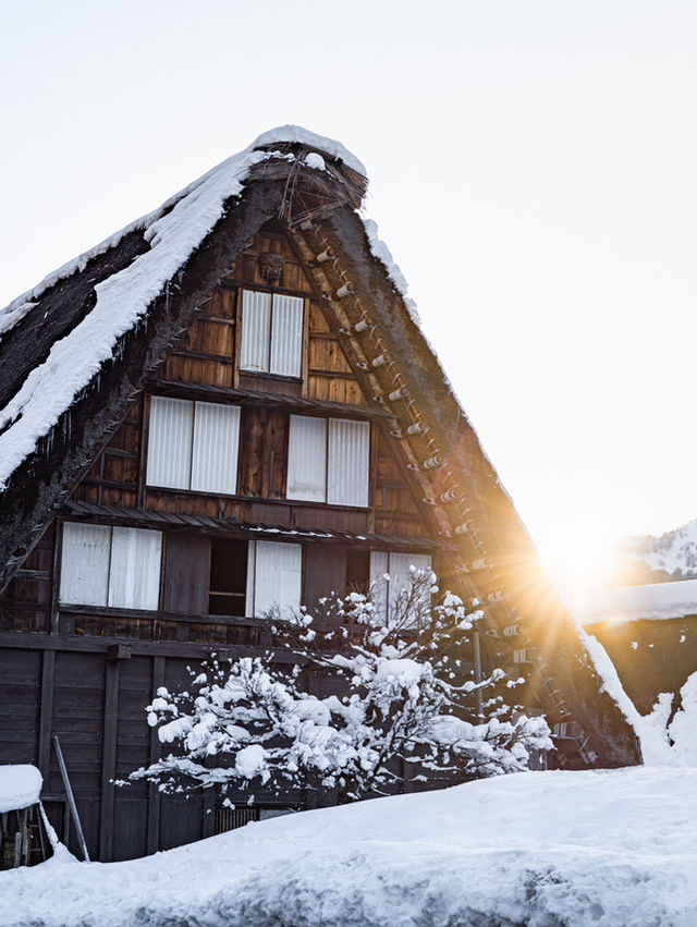 【岐阜】一生に一度は行ってみたい❄️雪景色が幻想的な世界遺産「白川郷」⛄️