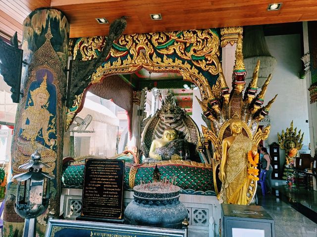泰國曼谷湄南河畔著名皇家古跡寺廟景點:Wat Nak Prok，適合打卡拍照📸冥想