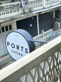 Ports coffee : คาเฟ่ย่านเมืองเก่าใกล้เจ้าพระยา ☕️🌿