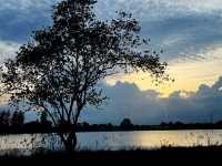 ชมวิวเขื่อนอุทกวิภาชประสิทธิ์ยามเย็น 🌅🏞️