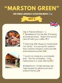 Marston Green itinerary 