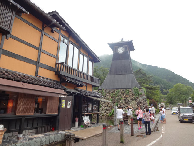 出石城跡と辰鼓楼（しんころう）