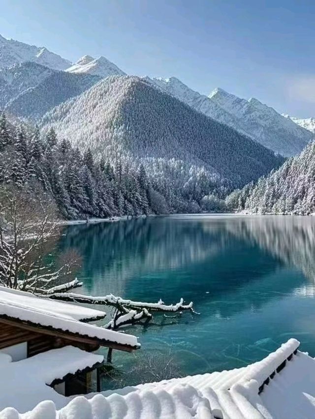 Tranquil Trails: Jiuzhaigou’s Winter Wonderland