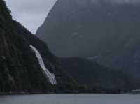 紐西蘭南島｜Milford Sound｜雨神眷顧的世界遺產，細雨中的壯麗峽灣