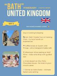 Bath 3-days itinerary 